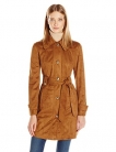 Jessica Simpson Women’s Suede Rain Trench Coat