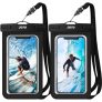 JOTO IPX8 Waterproof Phone Pouch, 2 Pack