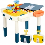 Toddler Activity Table 6 in 1 Multi Set with Building Blocks