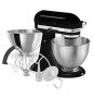 KitchenAid Classic Stand Mixer Bonus Value Bundle, 4.5 Quart Stand Mixer, Onyx Black