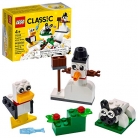 LEGO Classic Creative White Bricks Building Set with 3 Build Ideas