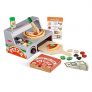 Melissa & Doug Top and Bake Wooden Pizza Counter Play Food Set (34 Pieces)