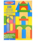 Melissa & Doug Wooden Building Blocks Set