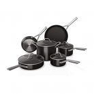 Ninja Foodi NeverStick 10-Piece Cookware Set, Black