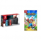 Nintendo Switch Console – Neon Edition with Mario + Rabbids Kingdom Battle