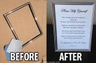 DIY Glitter Frame Project