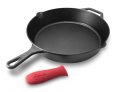 Pre-Seasoned Cast Iron Skillet (12-inch) w/Handle Cover