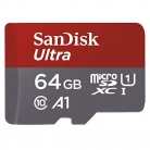 SanDisk Ultra 64GB microSDXC UHS-I Card with Adapter