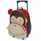 Skip Hop Zoo Little Kid & Toddler Rolling Luggage, Marshall Monkey