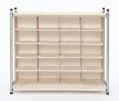 StorageManiac 5-Tier 20-Pair Shoe Rack, 20-Compartment Stackable Free Standing Cube Organizer