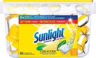 Sunlight , Sunlight lemon fresh dishwasher pacs 95 count