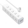 TESSAN Power Strip Surge Protector Power Bar with USB