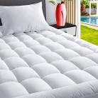 TEXARTIST Queen Size Mattress Pad Pillow Top Mattress Cover