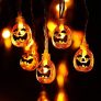 Toodour Halloween Pumpkin Lights – 2 Packs of 30 LED