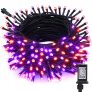 Toodour Orange & Purple Halloween Lights, 82ft 200 LED