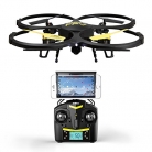 U818A Wifi FPV Drone with Altitude Hold and HD Camera – Black – Bonus VR Headset