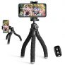 UBeesize Portable and Flexible Tripod with Wireless Remote and Universal Clip