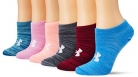 Under Armour Women’s Essential Twist No Show Socks (6 Pack)