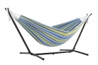 Vivere Double Oasis Hammock Combo with 9′ Stand and Carry Bag