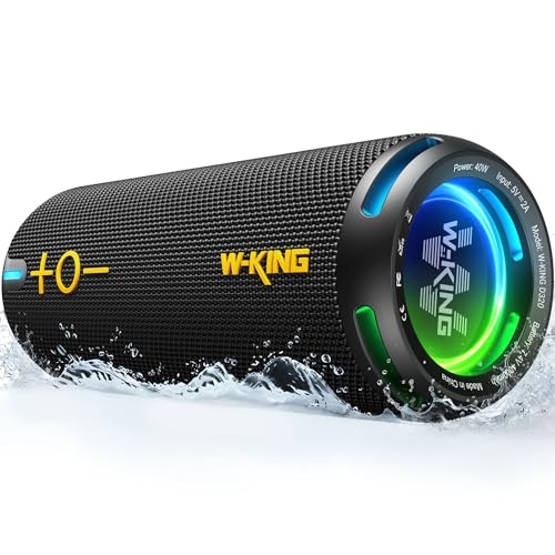 W-King Bluetooth Speaker, IPX7 Waterproof